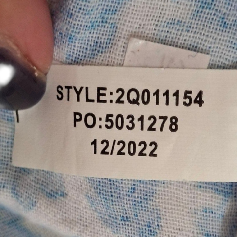 Vineyard Vines‎ Seastitch Block Printed balloon sleeve Dress with pockets L - Picture 7 of 8